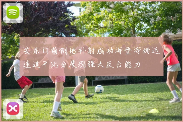 安东门前倒地补射成功海登海姆迅速追平比分展现强大反击能力
